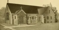 An illustration from Radford's brick houses and how to build them : a standard collection of new, original, and artistic designs for brick houses, apartments, stores and flats, garages, etc. ; together with complete instruction in the manufacture of brick and its practical uses as a building material selected and compiled by William A. Radford ... Every plan designed and executed by a corps of licensed architects of the highest professional standing, assisted by a staff of expert draftsmen. Over 300 designs and details. (1912)