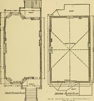 Picture 52 of 321 from Radford's brick houses and how to build them : a standard collection of new, original, and artistic designs for brick houses, apartments, stores and flats, garages, etc. ; together with complete instruction in the manufacture of brick and its practical uses as a building material selected and compiled by William A. Radford ... Every plan designed and executed by a corps of licensed architects of the highest professional standing, assisted by a staff of expert draftsmen. Over 300 designs and details. (1912), leaf 72