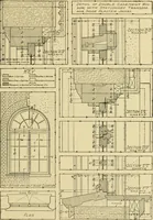 An illustration from Radford's brick houses and how to build them : a standard collection of new, original, and artistic designs for brick houses, apartments, stores and flats, garages, etc. ; together with complete instruction in the manufacture of brick and its practical uses as a building material selected and compiled by William A. Radford ... Every plan designed and executed by a corps of licensed architects of the highest professional standing, assisted by a staff of expert draftsmen. Over 300 designs and details. (1912)