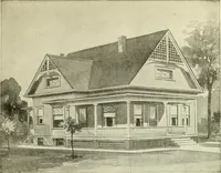 An illustration from Radford's combined house and barn plan book (1908)