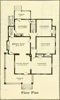 An illustration from Radford's combined house and barn plan book (1908)