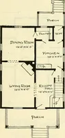 An illustration from Radford's combined house and barn plan book (1908)
