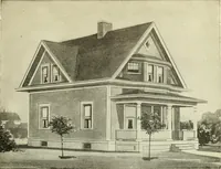 An illustration from Radford's combined house and barn plan book (1908)