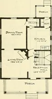 An illustration from Radford's combined house and barn plan book (1908)