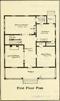 An illustration from Radford's combined house and barn plan book (1908)
