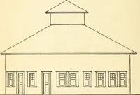 An illustration from Radford's combined house and barn plan book (1908)