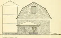 An illustration from Radford's combined house and barn plan book (1908)