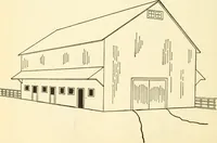 An illustration from Radford's combined house and barn plan book (1908)