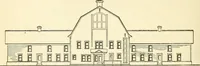 An illustration from Radford's combined house and barn plan book (1908)