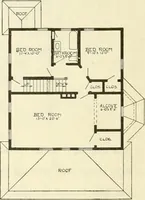 An illustration from Radford's combined house and barn plan book (1908)
