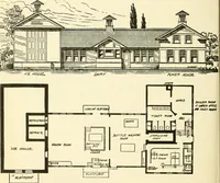 An illustration from Radford's combined house and barn plan book (1908)
