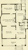 An illustration from Radford's combined house and barn plan book (1908)