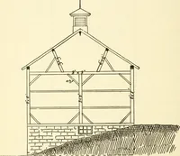 An illustration from Radford's combined house and barn plan book (1908)