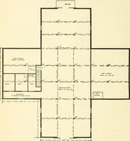 An illustration from Radford's combined house and barn plan book (1908)