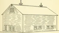 An illustration from Radford's combined house and barn plan book (1908)