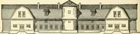 An illustration from Radford's combined house and barn plan book (1908)
