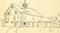An illustration from Radford's combined house and barn plan book (1908)