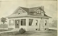 An illustration from Radford's combined house and barn plan book (1908)