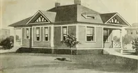 An illustration from Radford's combined house and barn plan book (1908)