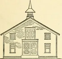 An illustration from Radford's combined house and barn plan book (1908)