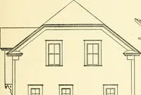 An illustration from Radford's combined house and barn plan book (1908)