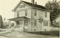 An illustration from Radford's combined house and barn plan book (1908)