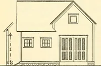 An illustration from Radford's combined house and barn plan book (1908)