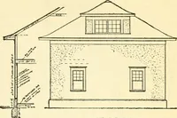 An illustration from Radford's combined house and barn plan book (1908)