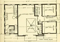 An illustration from Radford's combined house and barn plan book (1908)