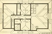 An illustration from Radford's combined house and barn plan book (1908)