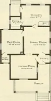 An illustration from Radford's combined house and barn plan book (1908)