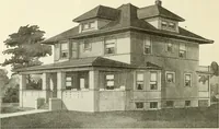 An illustration from Radford's combined house and barn plan book (1908)