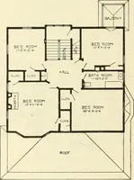 An illustration from Radford's combined house and barn plan book (1908)