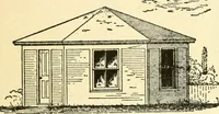 An illustration from Radford's combined house and barn plan book (1908)
