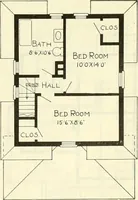 An illustration from Radford's combined house and barn plan book (1908)