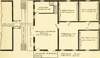 An illustration from Radford's combined house and barn plan book (1908)