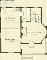 An illustration from Radford's combined house and barn plan book (1908)