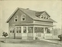 An illustration from Radford's combined house and barn plan book (1908)