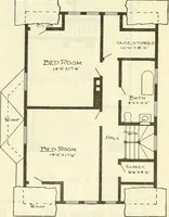 An illustration from Radford's combined house and barn plan book (1908)