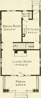 An illustration from Radford's combined house and barn plan book (1908)