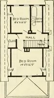 An illustration from Radford's combined house and barn plan book (1908)