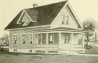 An illustration from Radford's combined house and barn plan book (1908)
