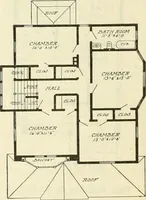 An illustration from Radford's combined house and barn plan book (1908)