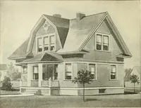 An illustration from Radford's combined house and barn plan book (1908)