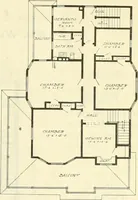 An illustration from Radford's combined house and barn plan book (1908)