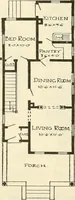 An illustration from Radford's combined house and barn plan book (1908)