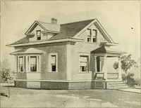 An illustration from Radford's combined house and barn plan book (1908)