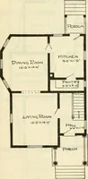An illustration from Radford's combined house and barn plan book (1908)