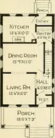 An illustration from Radford's combined house and barn plan book (1908)