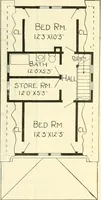 An illustration from Radford's combined house and barn plan book (1908)